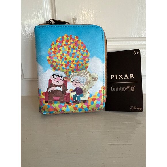 Pixar Loungefly Up-Themed Wallet With Simulated Leather & Colorful Design - Picture 1 of 4